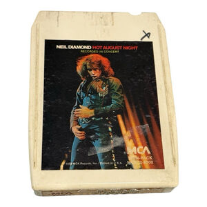 Neil Diamond Hot August Night 8 Track Tape Cartridge MCAT2-8000 1972